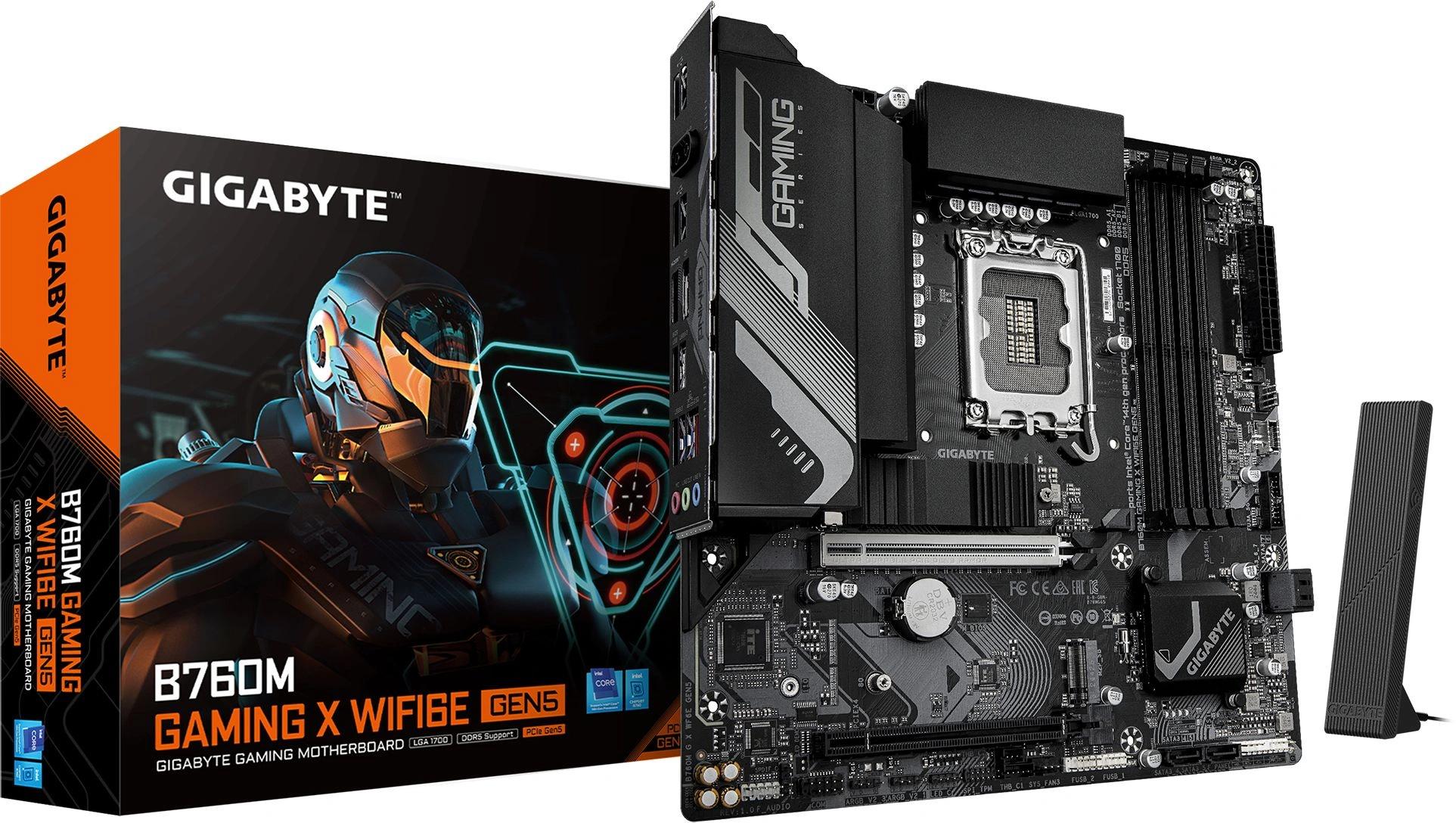 Материнская плата Gigabyte B760M GAMING X WIFI6E GEN5 арт. B760M G X WF6E GEN5