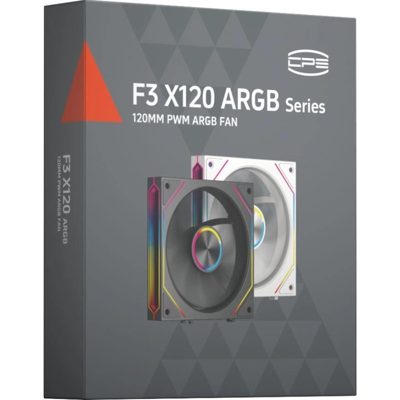 PcCooler F3 X120R ARGB WH