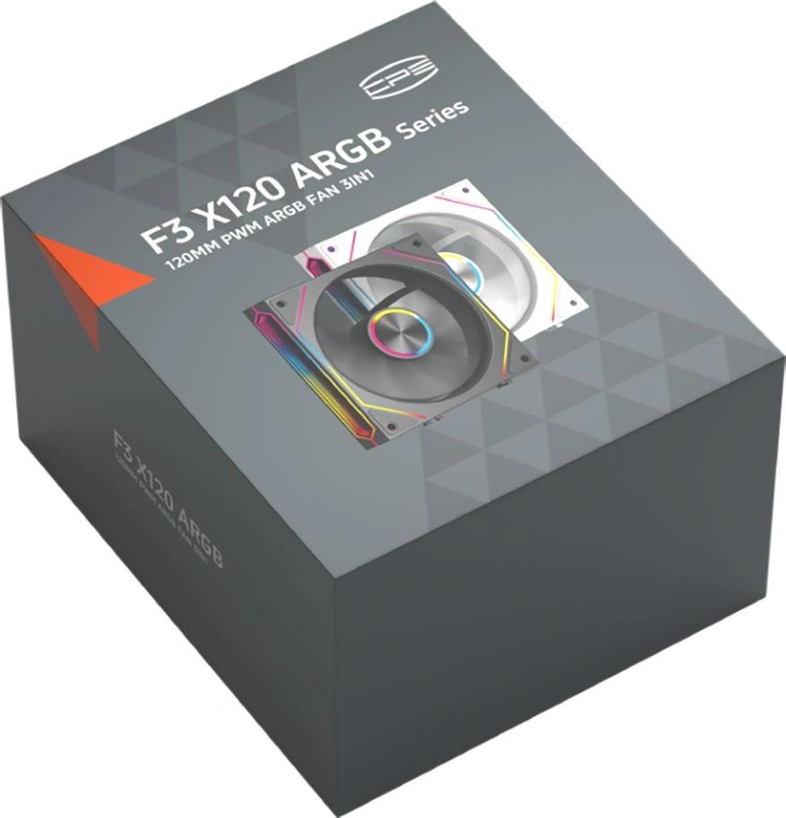 PcCooler F3X120-BKAC012-GL