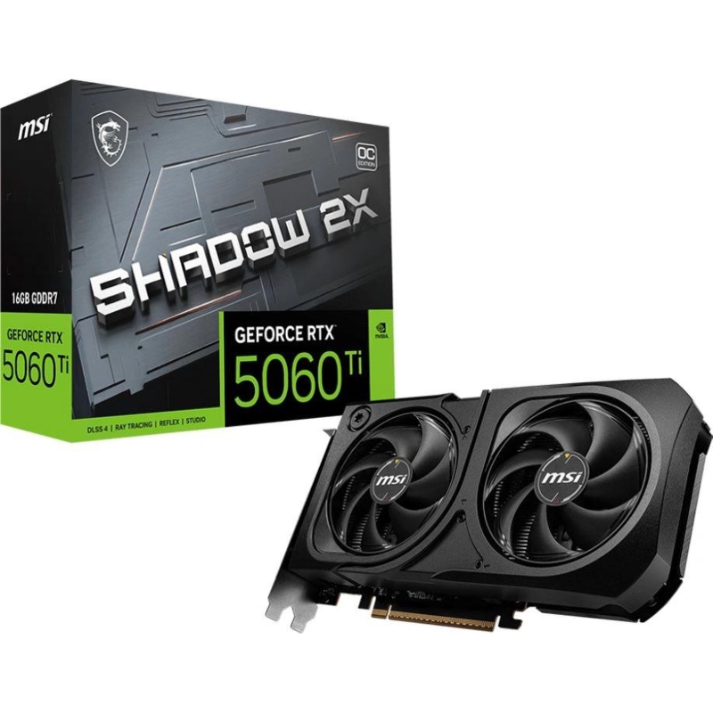 MSI RTX 5060TI 16G SHADOW 2X OC PL