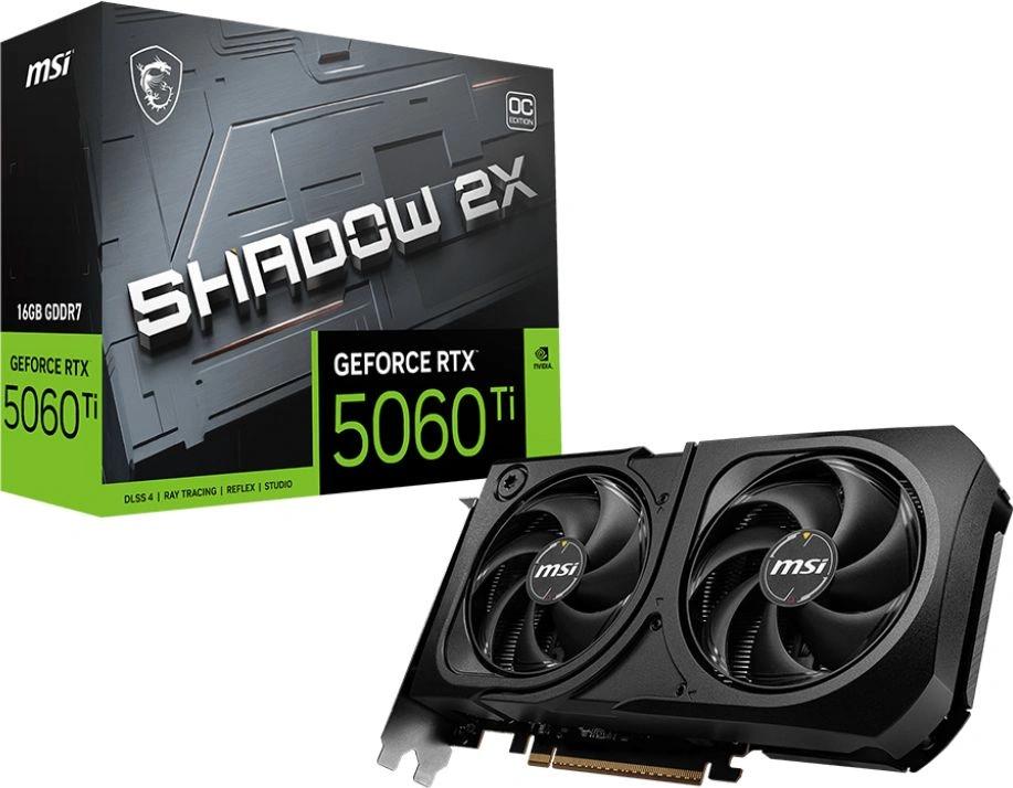 MSI RTX 5060TI 16G SHADOW 2X OC PL