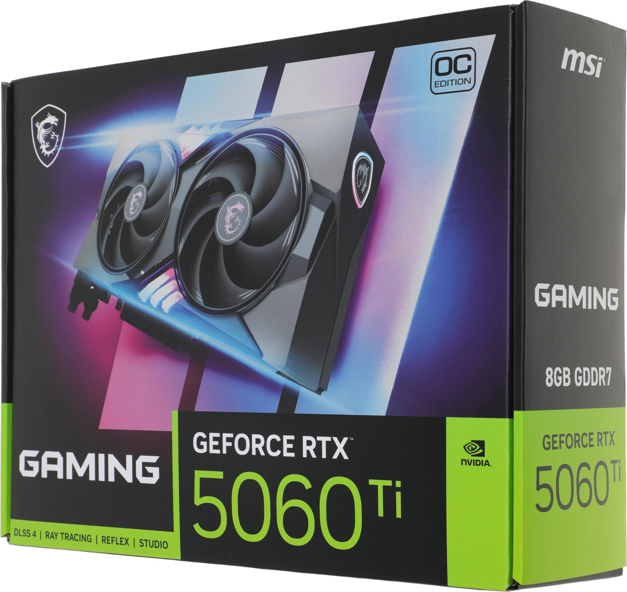 Видеокарта MSI RTX 5060TI 8G GAMING OC