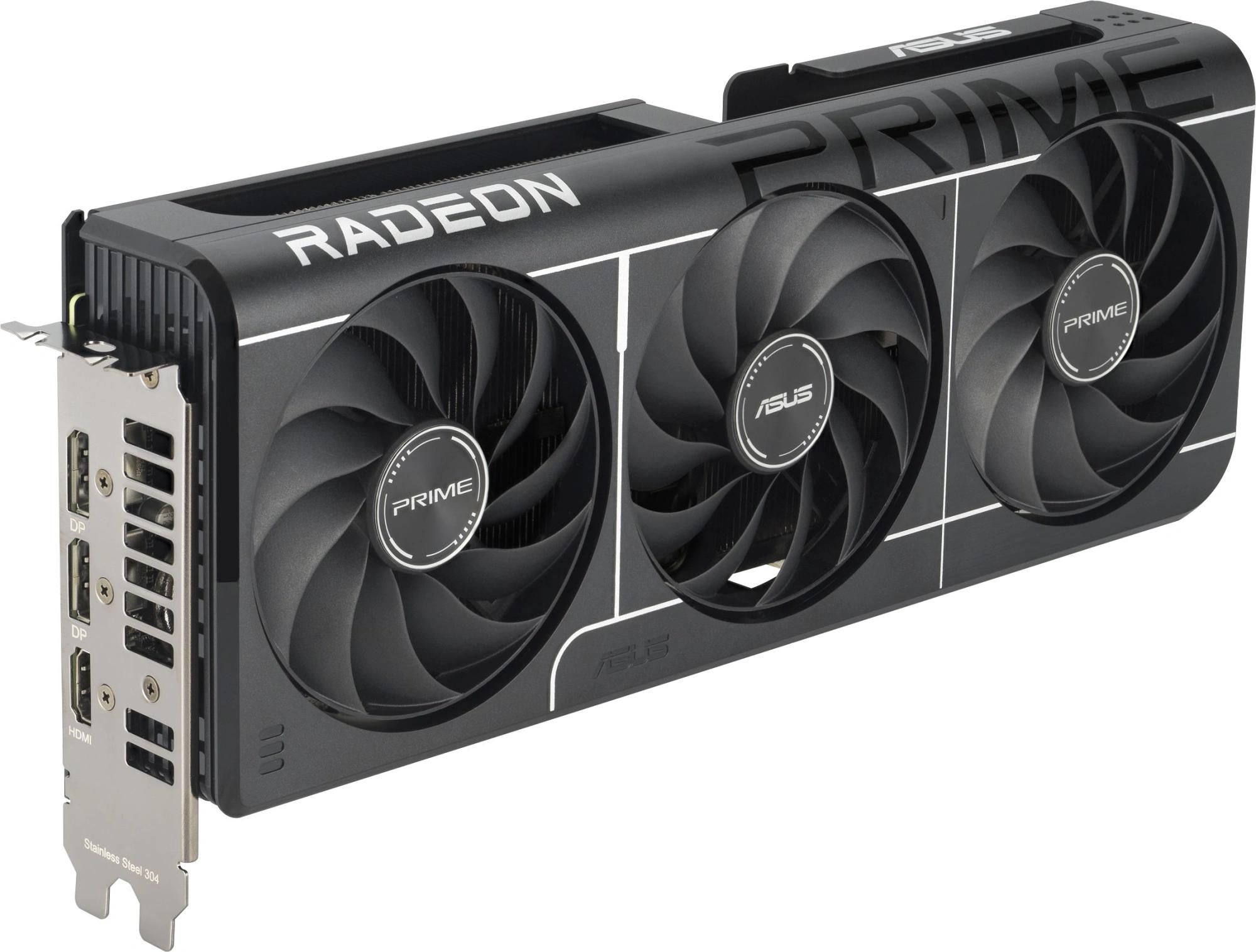 Видеокарта ASUS PRIME-RX9060XT-O16G//RX9060XT HDMI DP*2 16G D6; 90YV0LF1-M0NA00