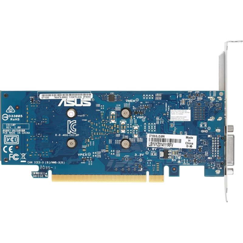 ASUS GeForce GT1030 (GT1030-SL-2G-BRK)