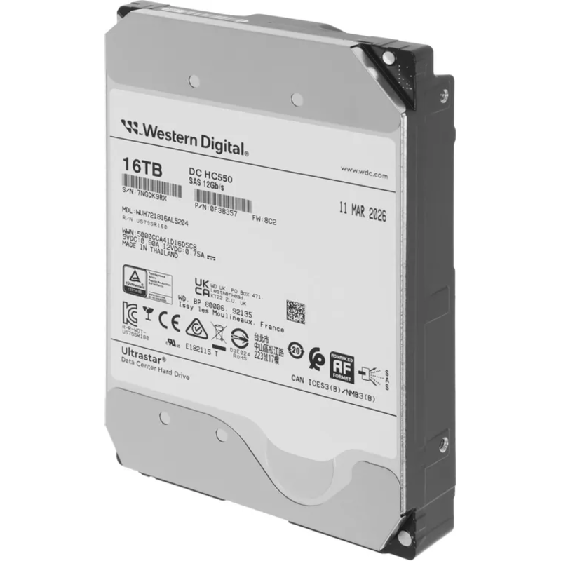 WD Ultrastar DC HC550 0F38357