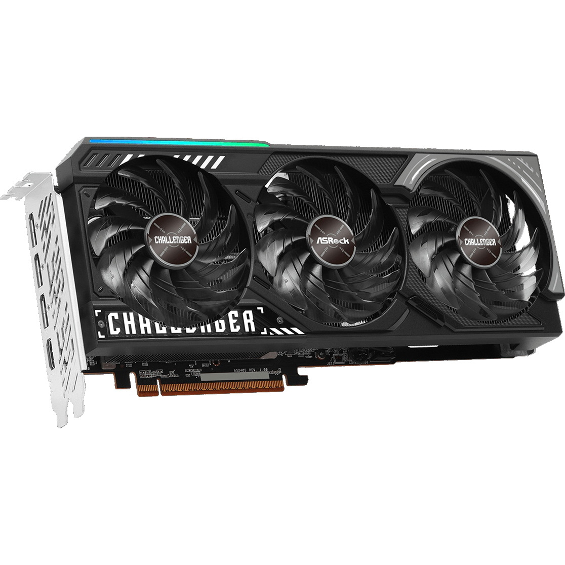 Видеокарта ASRock Radeon RX 9070 Challenger 16GB//RX 9070, HDMI, DP*3, 16G, D6