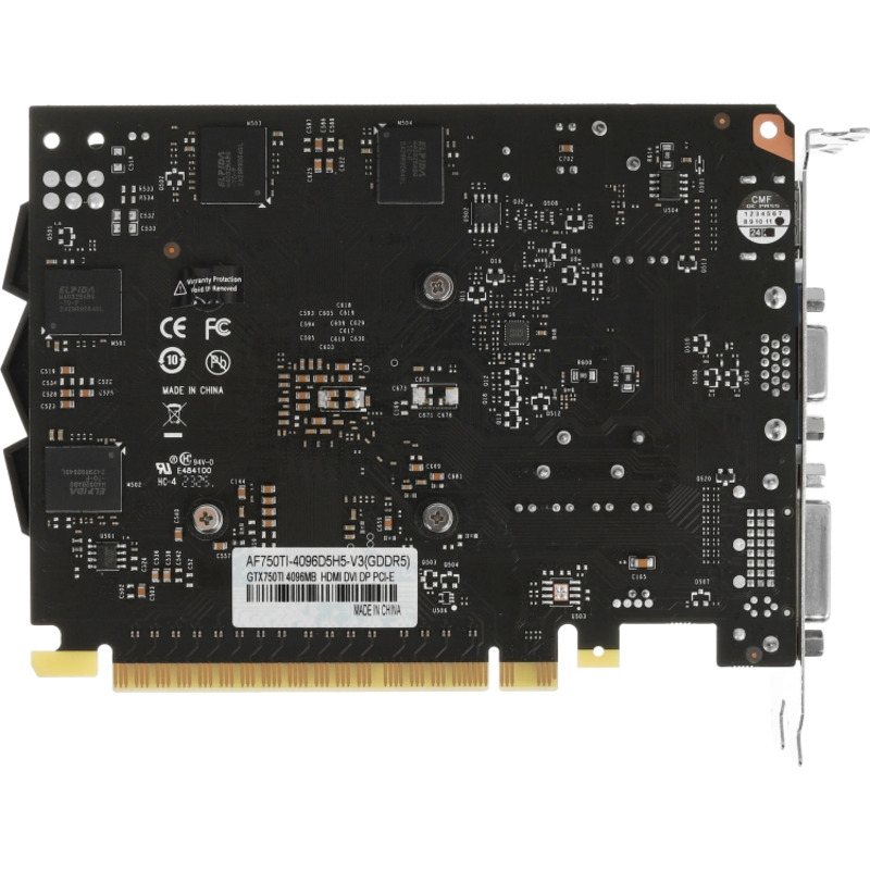 AFOX GeForce GTX 750 TI (AF750TI-4096D5H5-V3)