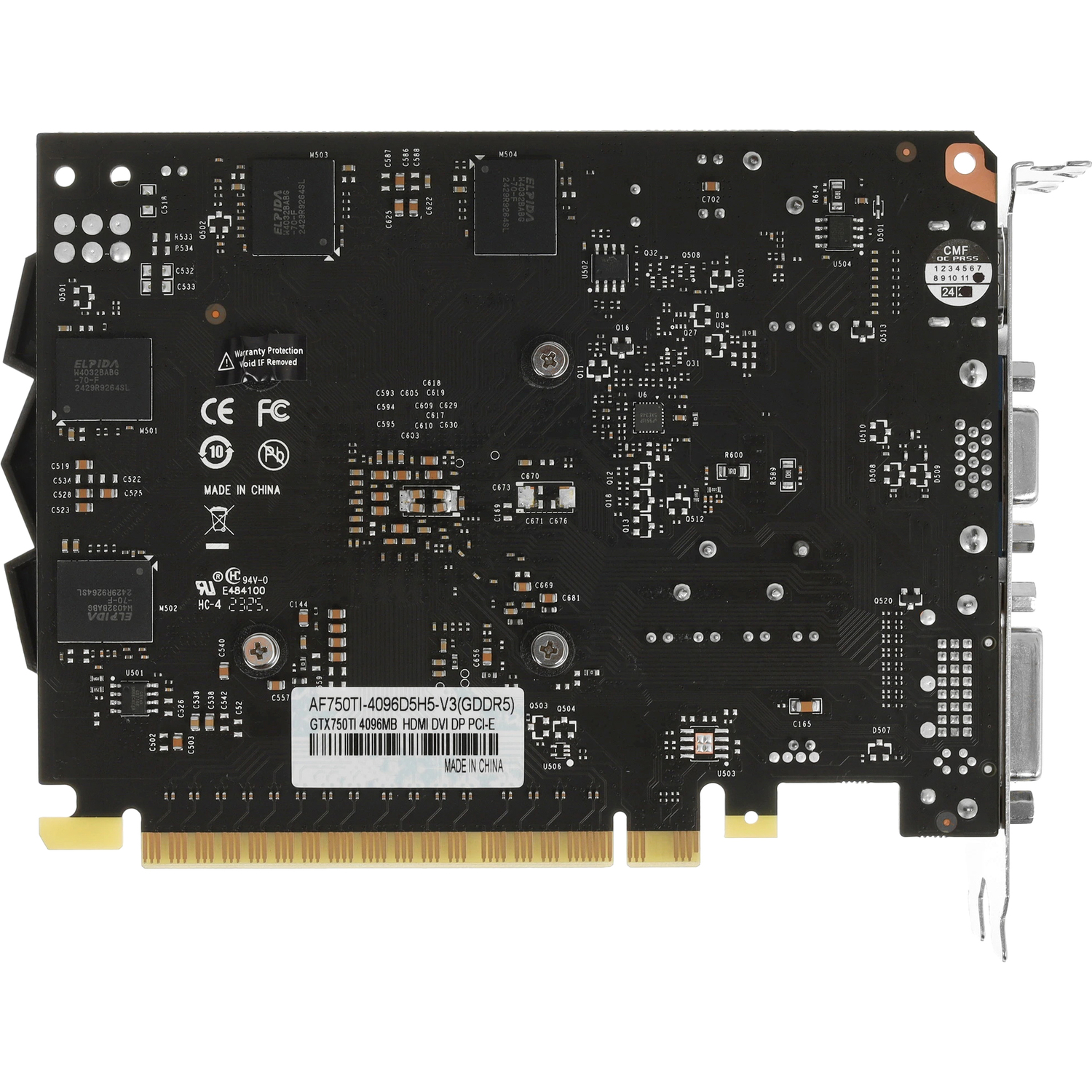 AFOX GeForce GTX 750 TI (AF750TI-4096D5H5-V3)