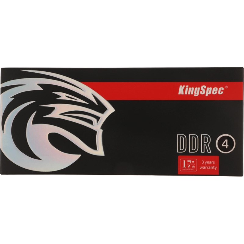 KingSpec DDR4 DIMM 8GB 3200MHz CL17 1x8GB 1.35V 288-pin арт. KS3200D4P13508G