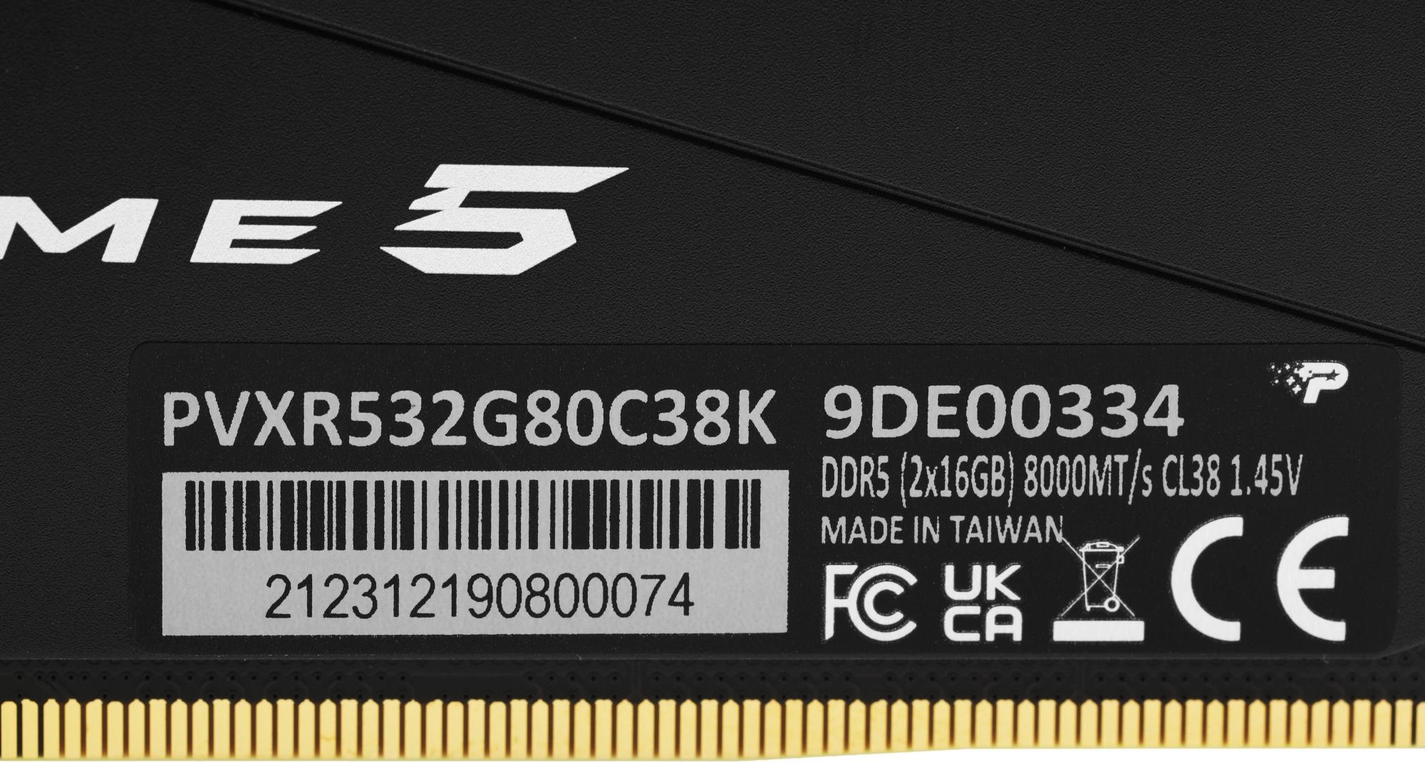 Patriot PVXR532G80C38K