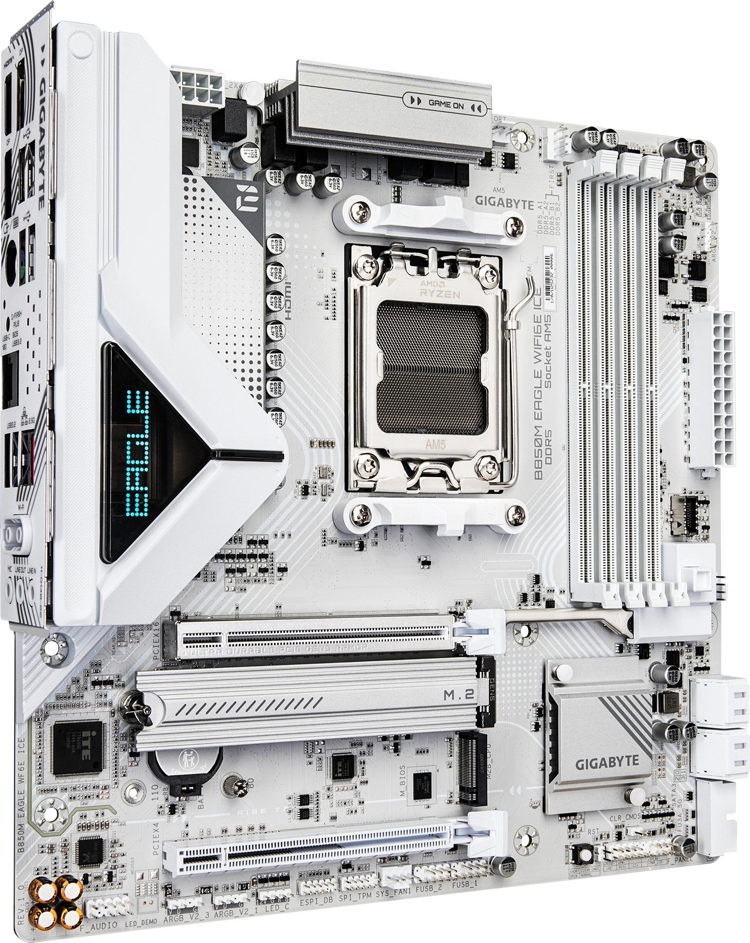 Материнская плата Gigabyte B850M EAGLE WF6E ICE