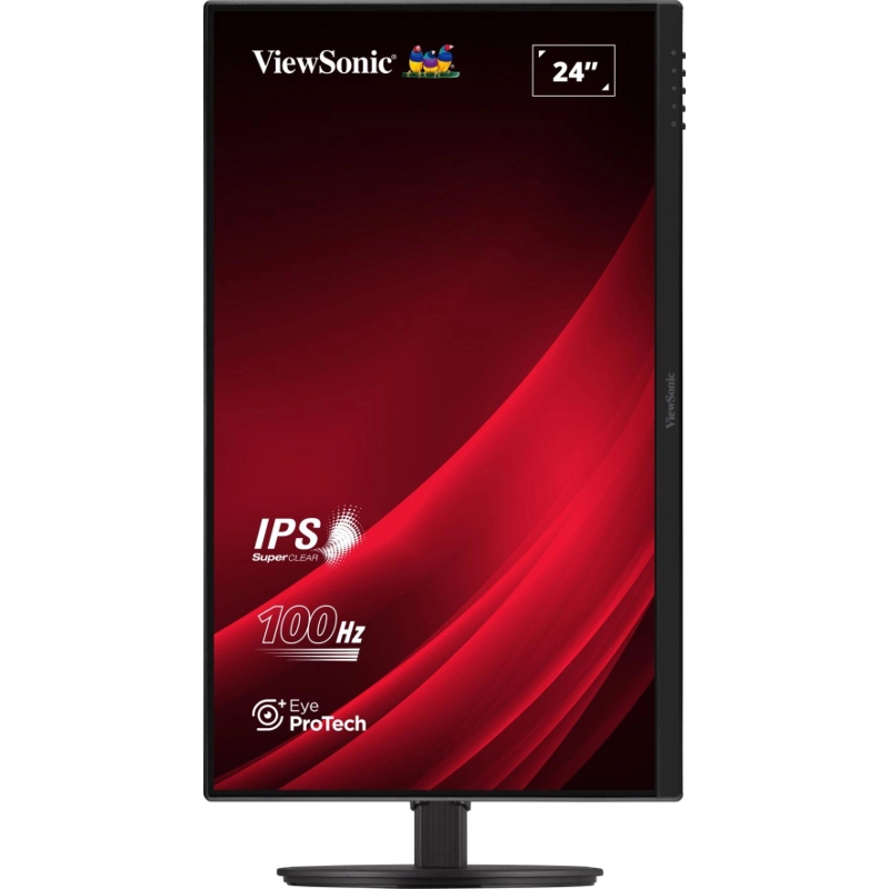 Монитор ViewSonic 23.8" VA2408-HDJ черный IPS LED 16:9 HDMI матовая HAS Piv 250cd 178гр/178гр 1920x1080 100Hz VGA DP FHD 5.2кг