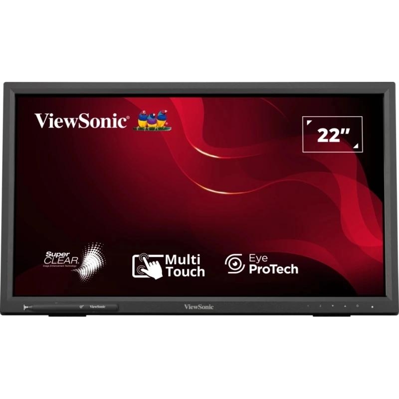 Монитор ViewSonic 21.5" TD2223-2 черный VA LED 16:9 DVI HDMI M/M глянцевая 250cd 178гр/178гр 1920x1080 75Hz VGA FHD USB Touch 4.2кг