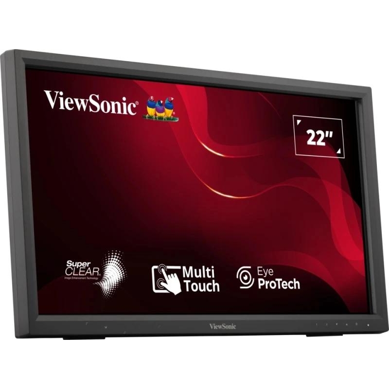 Монитор ViewSonic 21.5" TD2223-2 черный VA LED 16:9 DVI HDMI M/M глянцевая 250cd 178гр/178гр 1920x1080 75Hz VGA FHD USB Touch 4.2кг
