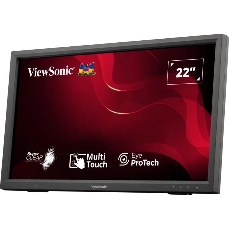 Монитор ViewSonic 21.5" TD2223-2 черный VA LED 16:9 DVI HDMI M/M глянцевая 250cd 178гр/178гр 1920x1080 75Hz VGA FHD USB Touch 4.2кг