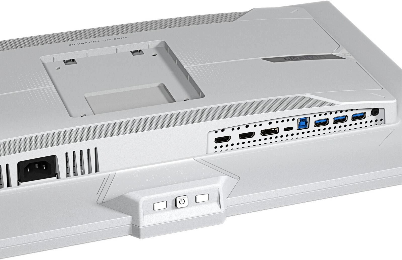 Монитор Gigabyte 27" M27UP ICE белый IPS LED 16:9 HDMI M/M матовая HAS Piv 350cd 178гр/178гр 3840x2160 160Hz G-Sync DP 4K USB 6.65кг арт. 20VM0-M27UPICWT-1EKR