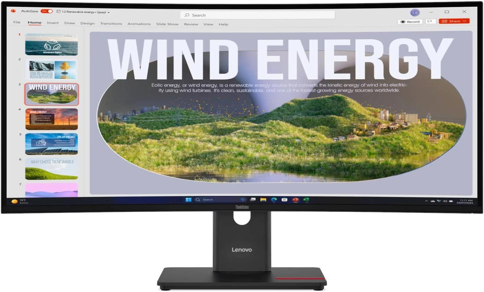 Монитор Lenovo 34" ThinkVision T34wd-40 черный VA LED 4ms 21:9 HDMI матовая HAS Piv 3000:1 300cd 178гр/178гр 3440x1440 120Hz DP WQ USB 9.2кг арт. 64AEGAT1UK