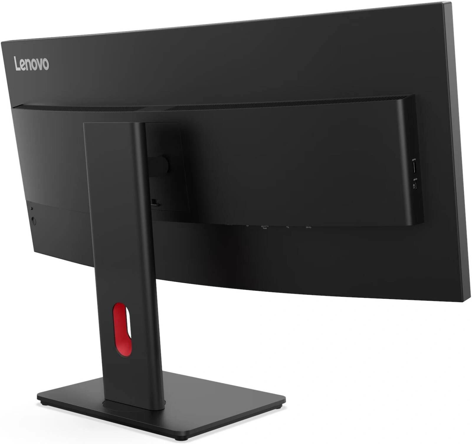 Монитор Lenovo 34" ThinkVision T34wd-40 черный VA LED 4ms 21:9 HDMI матовая HAS Piv 3000:1 300cd 178гр/178гр 3440x1440 120Hz DP WQ USB 9.2кг арт. 64AEGAT1UK