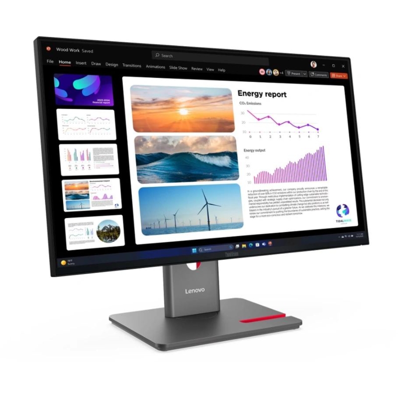 Монитор Lenovo ThinkVision P24Q-40 23.8“ 16:9 QHD (2560x1440) IPS, 120Hz, 300N, 1xHDMI 2.1 TMDS, 1xDP 1.4 (HBR2), 1xDP 1.4 Out, 1xUSB-B (USB 5Gbps), 3xUSB-A (USB 5Gbps), 1xUSB-C (USB 5Gbps, 15W PD), LTPS, 1Y арт. 64B2GAT1UK