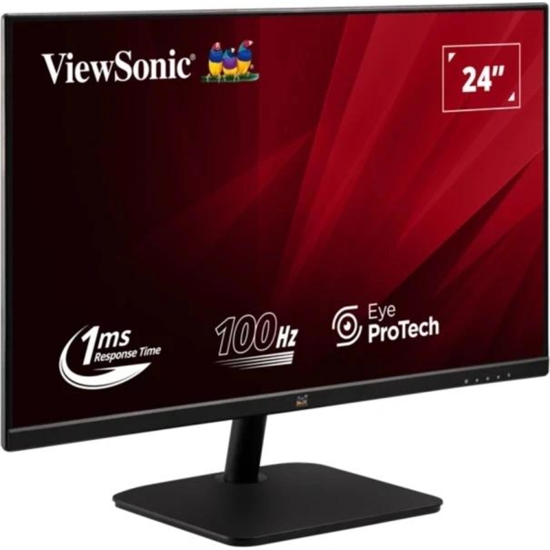 Монитор ViewSonic 23.8" VA2432-H-2 черный IPS LED 16:9 HDMI матовая 250cd 178гр/178гр 1920x1080 100Hz VGA FHD 2.7кг