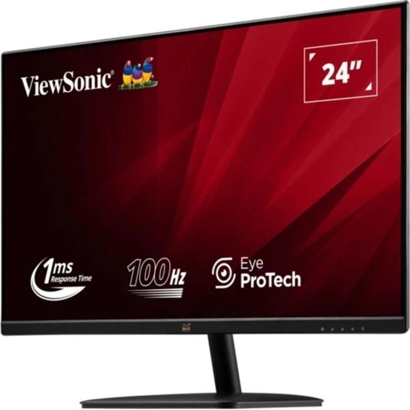 Монитор ViewSonic 23.8" VA2432-H-2 черный IPS LED 16:9 HDMI матовая 250cd 178гр/178гр 1920x1080 100Hz VGA FHD 2.7кг