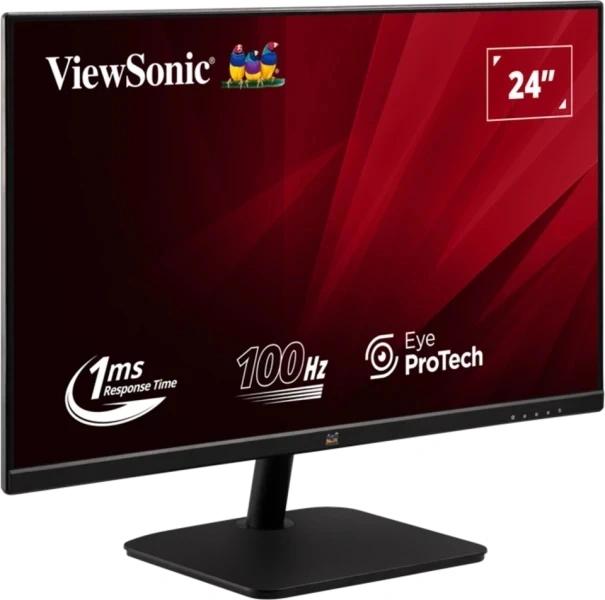 Монитор ViewSonic 23.8" VA2432-H-2 черный IPS LED 16:9 HDMI матовая 250cd 178гр/178гр 1920x1080 100Hz VGA FHD 2.7кг