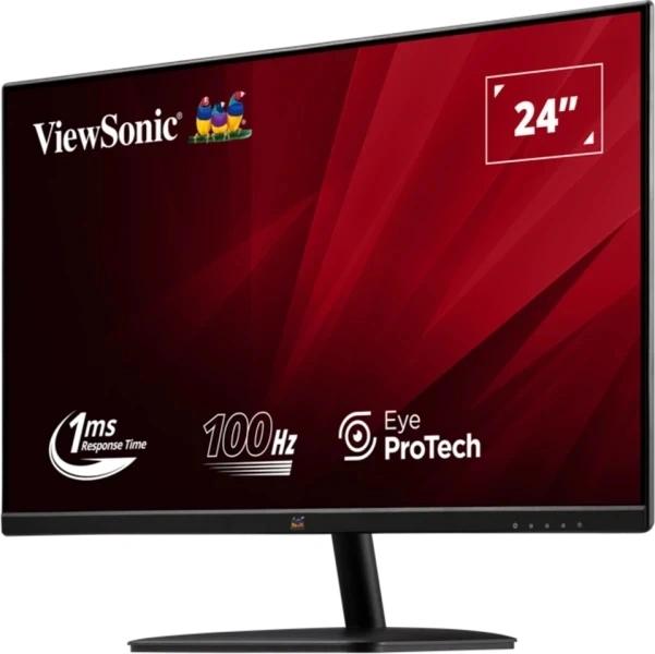 Монитор ViewSonic 23.8" VA2432-H-2 черный IPS LED 16:9 HDMI матовая 250cd 178гр/178гр 1920x1080 100Hz VGA FHD 2.7кг