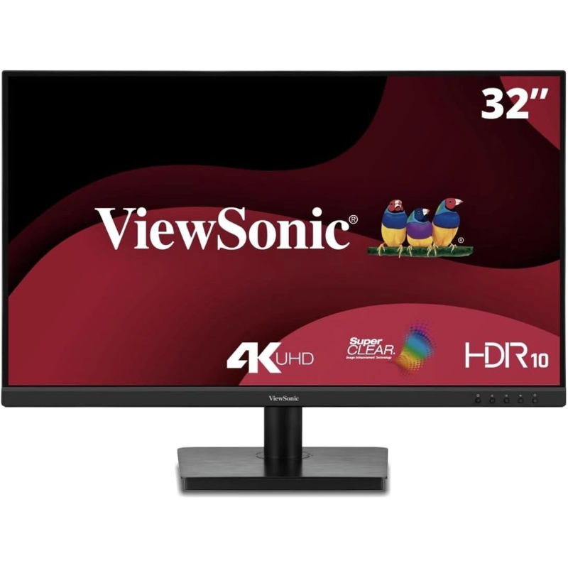 Монитор ViewSonic 31.5" VA3208-4K-HD черный VA LED 16:9 HDMI матовая 300cd 178гр/178гр 3840x2160 60Hz DP 4K 6.6кг