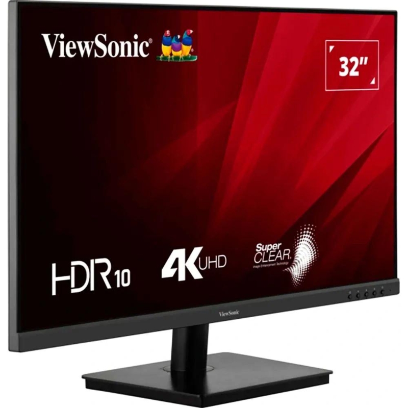 Монитор ViewSonic 31.5" VA3208-4K-HD черный VA LED 16:9 HDMI матовая 300cd 178гр/178гр 3840x2160 60Hz DP 4K 6.6кг