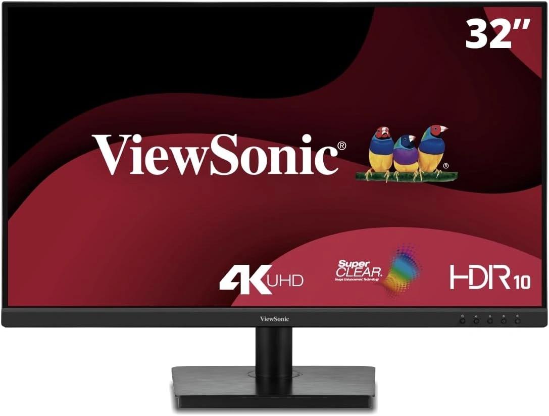 Монитор ViewSonic 31.5" VA3208-4K-HD черный VA LED 16:9 HDMI матовая 300cd 178гр/178гр 3840x2160 60Hz DP 4K 6.6кг