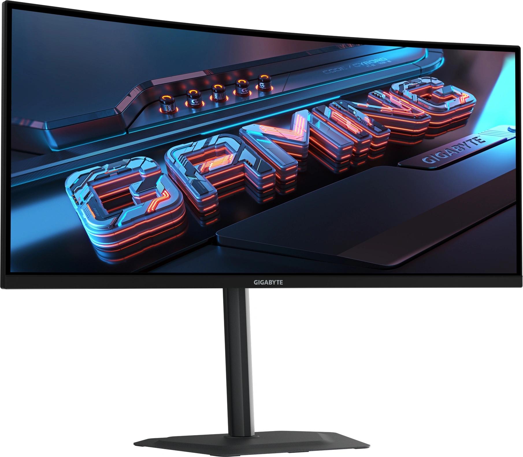 Монитор Gigabyte 34" G34WQC2 EK черный VA LED 21:9 HDMI M/M матовая HAS Piv 4000:1 450cd 178гр/178гр 3440x1440 200Hz FreeSync Premium DP WQ 7.36кг арт. 20VM0-34WQC2BM-1EKS