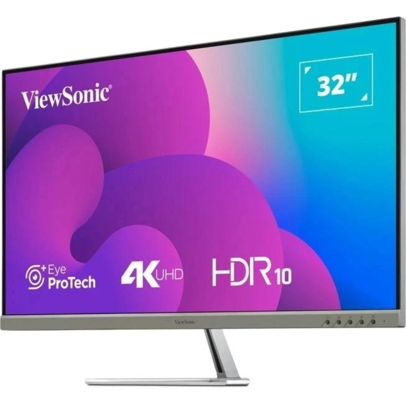 Монитор ViewSonic 31.5" VX3276-4K-MHD-2 серебристый VA LED 16:9 HDMI M/M матовая 350cd 178гр/178гр 3840x2160 60Hz DP 4K 6.9кг
