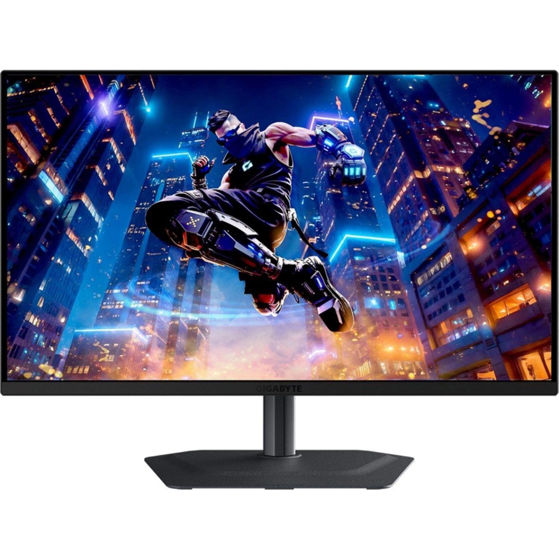 Монитор Gigabyte 27" MO27Q3 EK черный QD OLED LED 16:9 HDMI M/M матовая HAS Piv 1500000:1 250cd 178гр/178гр 2560x1440 360Hz G-Sync FreeSync Premium Pro DP QHD 6.55кг арт. 20VM0-MO27Q3BT-2EKR
