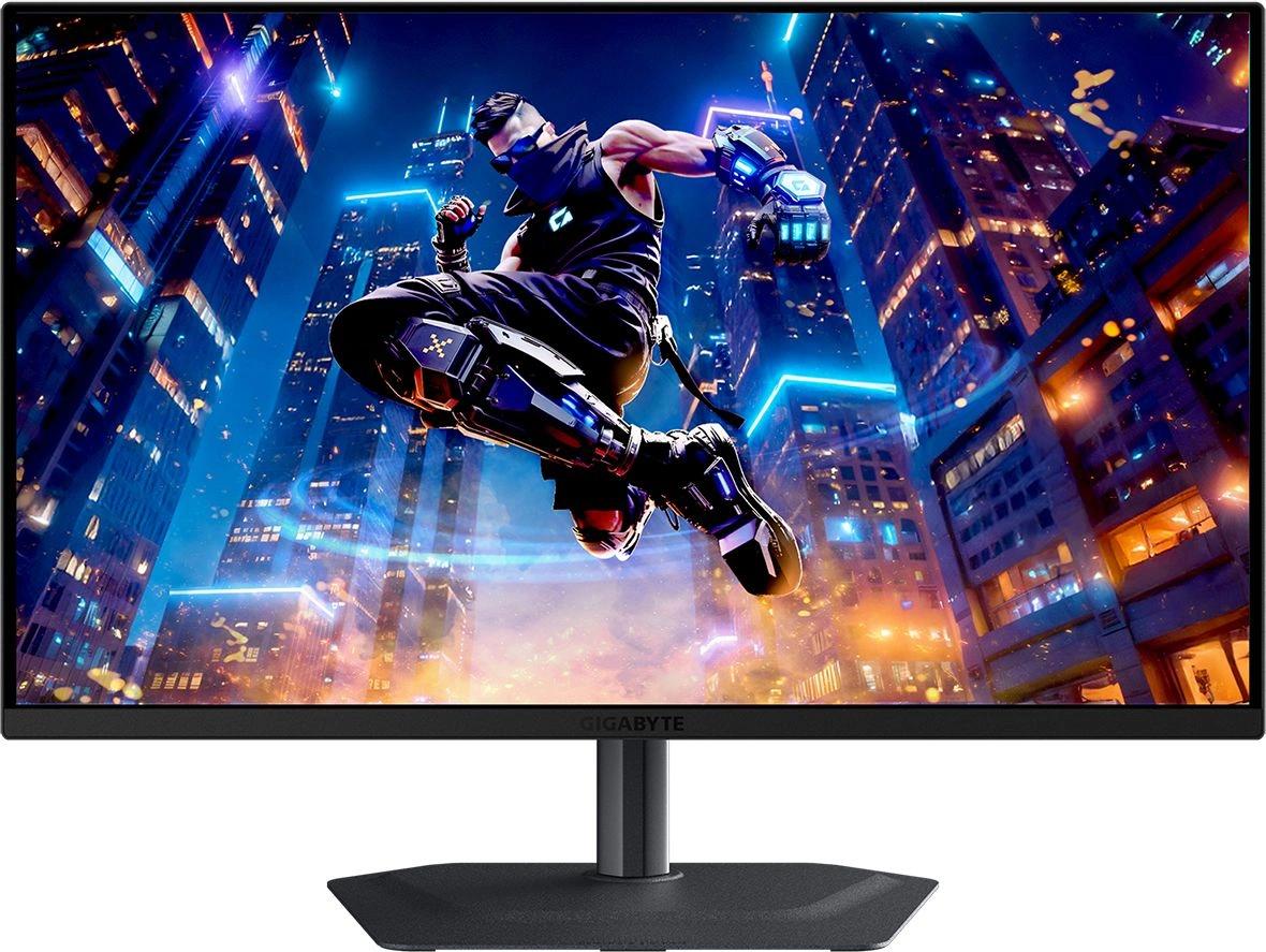 Монитор Gigabyte 27" MO27Q3 EK черный QD OLED LED 16:9 HDMI M/M матовая HAS Piv 1500000:1 250cd 178гр/178гр 2560x1440 360Hz G-Sync FreeSync Premium Pro DP QHD 6.55кг арт. 20VM0-MO27Q3BT-2EKR