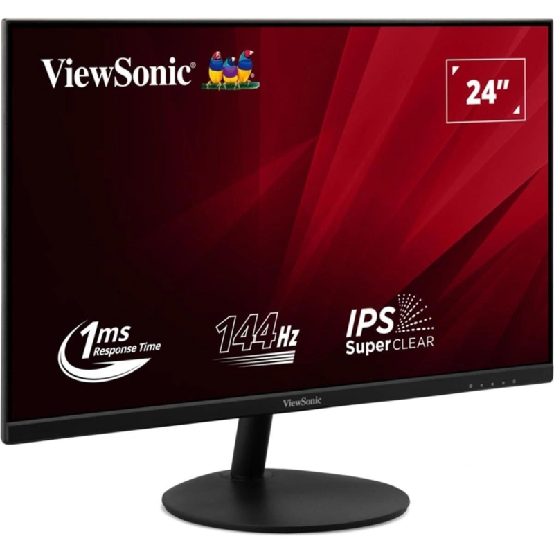 Монитор ViewSonic 23.8" VA24E2-H черный IPS LED 16:9 HDMI матовая 1000:1 250cd 178гр/178гр 1920x1080 144Hz VGA FHD 2.7кг