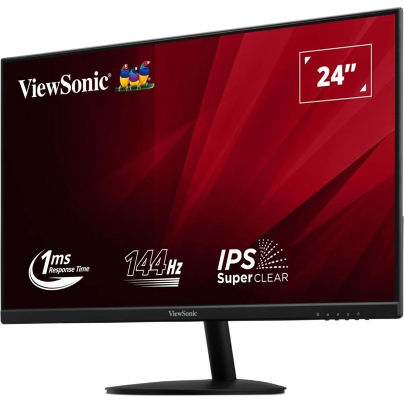Монитор ViewSonic 23.8" VA24E2-H черный IPS LED 16:9 HDMI матовая 1000:1 250cd 178гр/178гр 1920x1080 144Hz VGA FHD 2.7кг