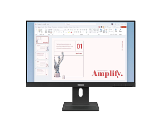 Монитор Lenovo 23,8" E24-40, 16:9, IPS, FHD, 4ms, 250cd, 100Hz, VGA, HDMI, DP, SPK, HAS арт. 64BAMAR1CB