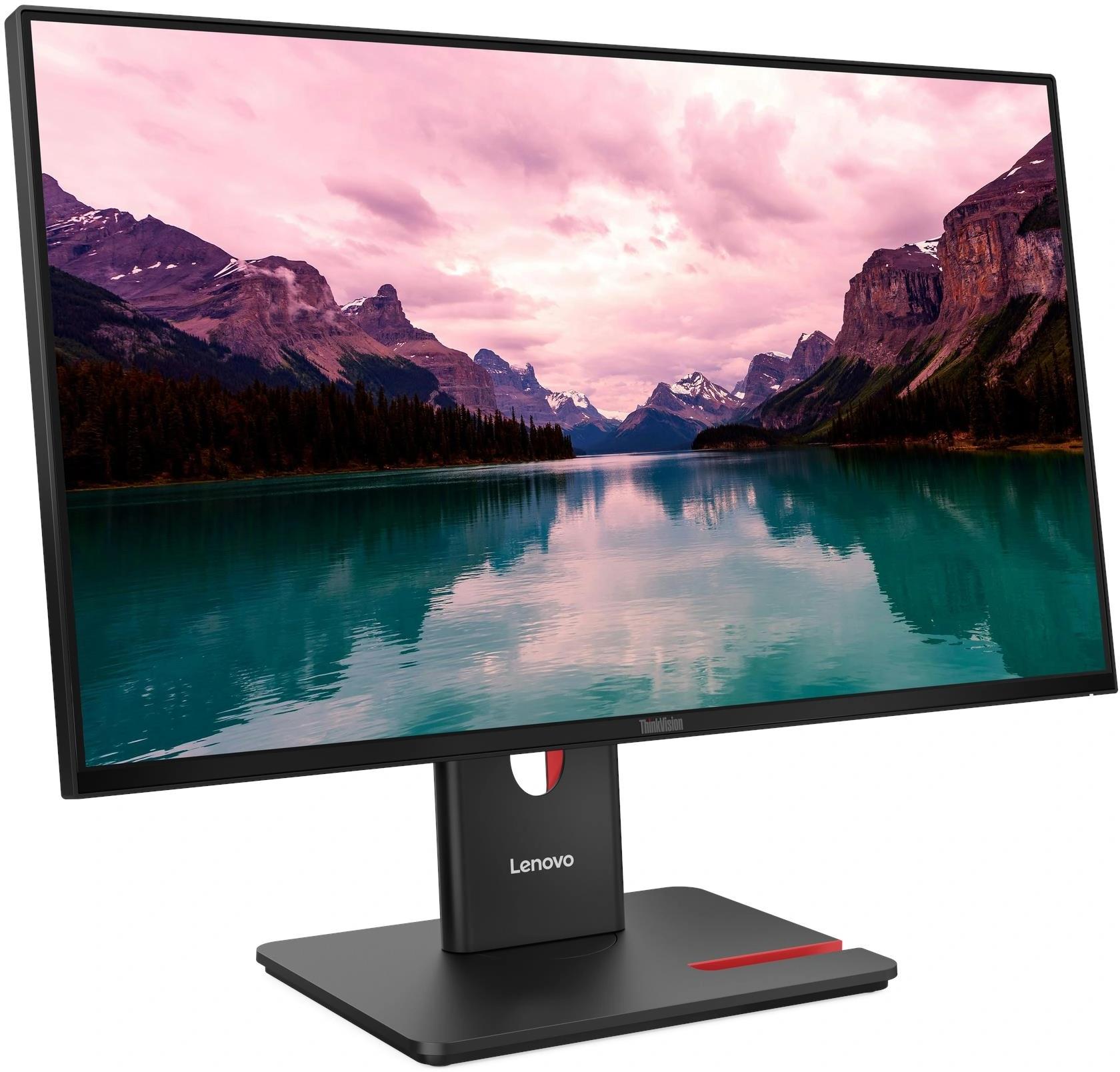 Монитор Lenovo ThinkVision T24-40 23.8" 16:9 FHD (1920x1080) IPS, AG, 4ms, 250N, 1xHDMI 1.4, 1xDP 1.2, 1xVGA, 3xUSB-A (USB 5Gbps), 1xUSB-C (5Gbps, PD 15W), 1x USB-B (5Gbps), LTPS, 1Y (analog T24i-2L, T24i-30) арт. 64A4MAT2UK