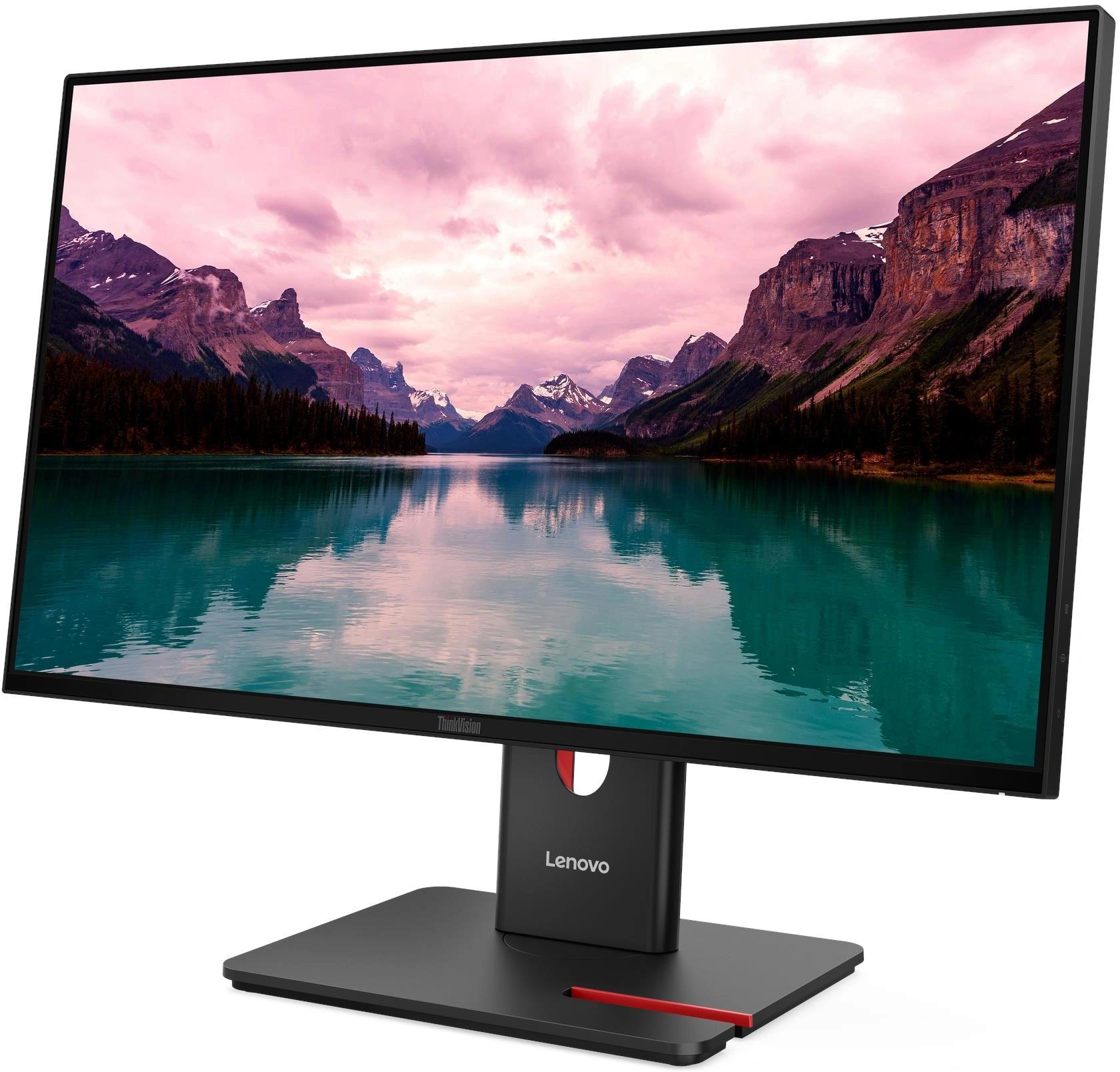 Монитор Lenovo ThinkVision T24-40 23.8" 16:9 FHD (1920x1080) IPS, AG, 4ms, 250N, 1xHDMI 1.4, 1xDP 1.2, 1xVGA, 3xUSB-A (USB 5Gbps), 1xUSB-C (5Gbps, PD 15W), 1x USB-B (5Gbps), LTPS, 1Y (analog T24i-2L, T24i-30) арт. 64A4MAT2UK