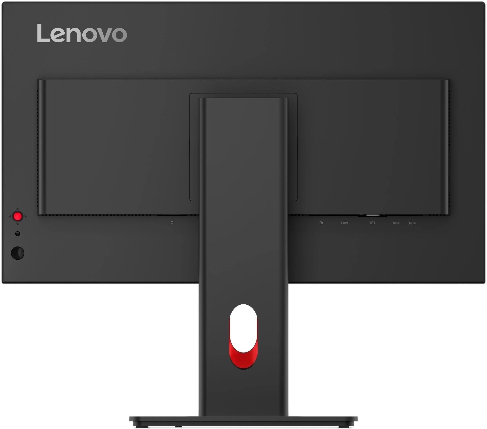Монитор Lenovo ThinkVision T24-40 23.8" 16:9 FHD (1920x1080) IPS, AG, 4ms, 250N, 1xHDMI 1.4, 1xDP 1.2, 1xVGA, 3xUSB-A (USB 5Gbps), 1xUSB-C (5Gbps, PD 15W), 1x USB-B (5Gbps), LTPS, 1Y (analog T24i-2L, T24i-30) арт. 64A4MAT2UK