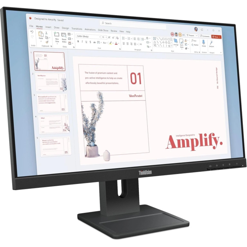 Монитор Lenovo ThinkVision E24-40 23.8" 16:9 FHD (1920x1080) IPS, 100Hz, 250N, 1xHDMI 1.4, 1xDP 1.2, 1xVGA, LTPS, 1Y арт. 64BAMAT1UK