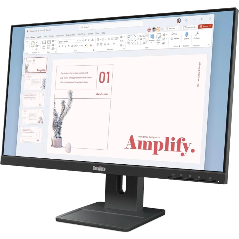 Монитор Lenovo ThinkVision E24-40 23.8" 16:9 FHD (1920x1080) IPS, 100Hz, 250N, 1xHDMI 1.4, 1xDP 1.2, 1xVGA, LTPS, 1Y арт. 64BAMAT1UK