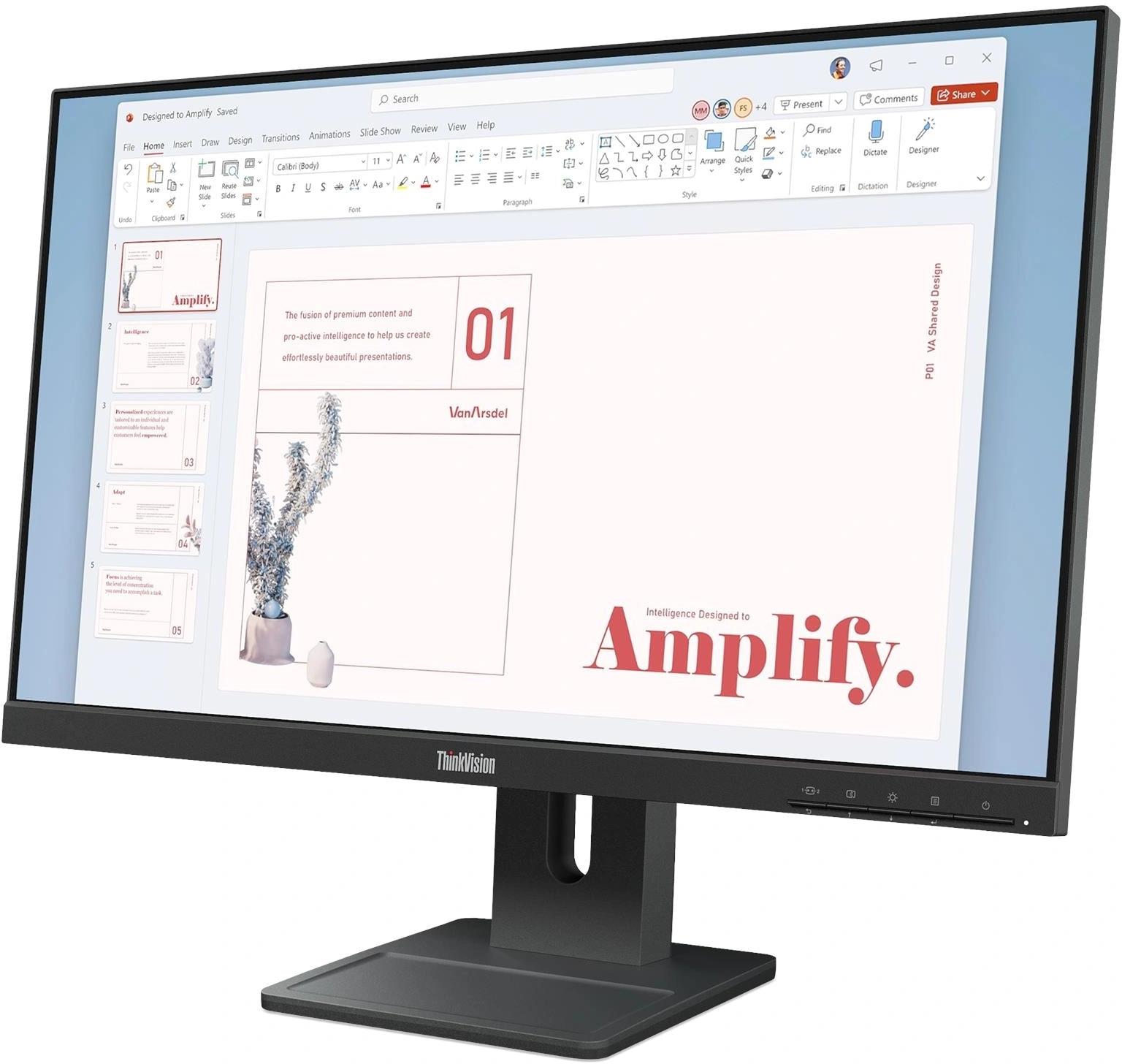Монитор Lenovo ThinkVision E24-40 23.8" 16:9 FHD (1920x1080) IPS, 100Hz, 250N, 1xHDMI 1.4, 1xDP 1.2, 1xVGA, LTPS, 1Y арт. 64BAMAT1UK