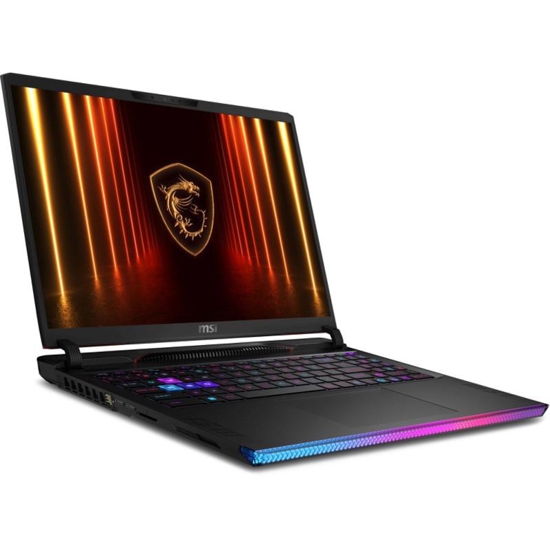 Ноутбук MSI Raider 16 HX A2XWIG-688CA Core Ultra 9 275HX 64Gb SSD2Tb NVIDIA GeForce RTX5080 16Gb 16" IPS QHD+ (2560x1600) Windows 11 Home Multi Language black WiFi BT Cam (A2XWIG-688CA)