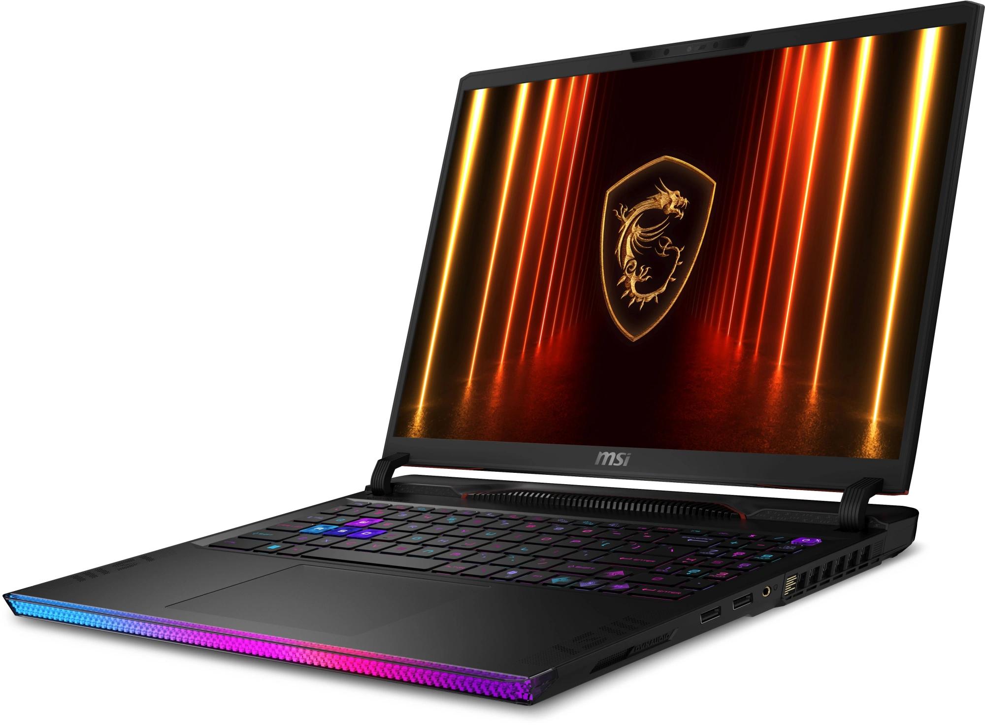Ноутбук MSI Raider 16 HX A2XWIG-688CA Core Ultra 9 275HX 64Gb SSD2Tb NVIDIA GeForce RTX5080 16Gb 16" IPS QHD+ (2560x1600) Windows 11 Home Multi Language black WiFi BT Cam (A2XWIG-688CA)