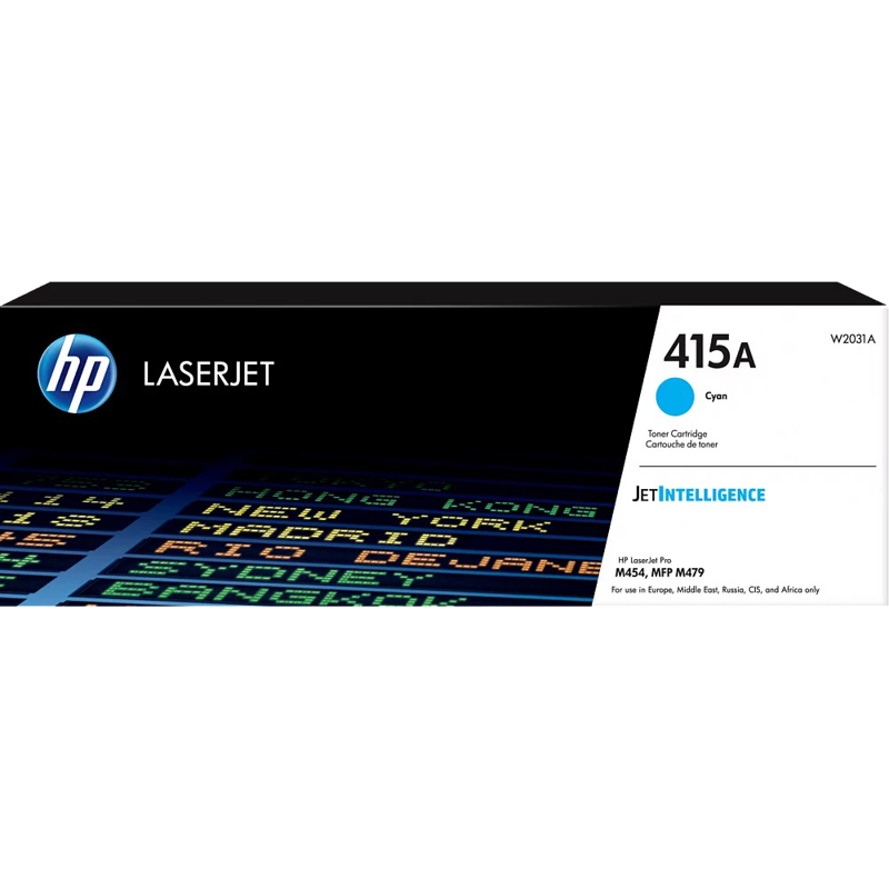HP 415A Cyan Original LaserJet Toner Cartridge (W2031A)