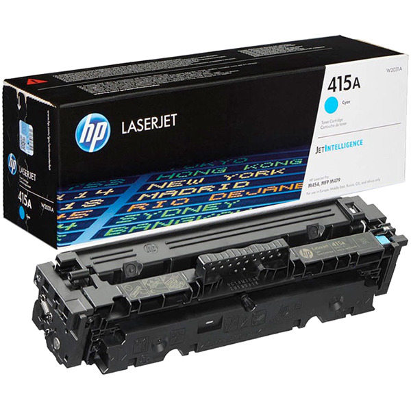 HP 415A Cyan Original LaserJet Toner Cartridge (W2031A)