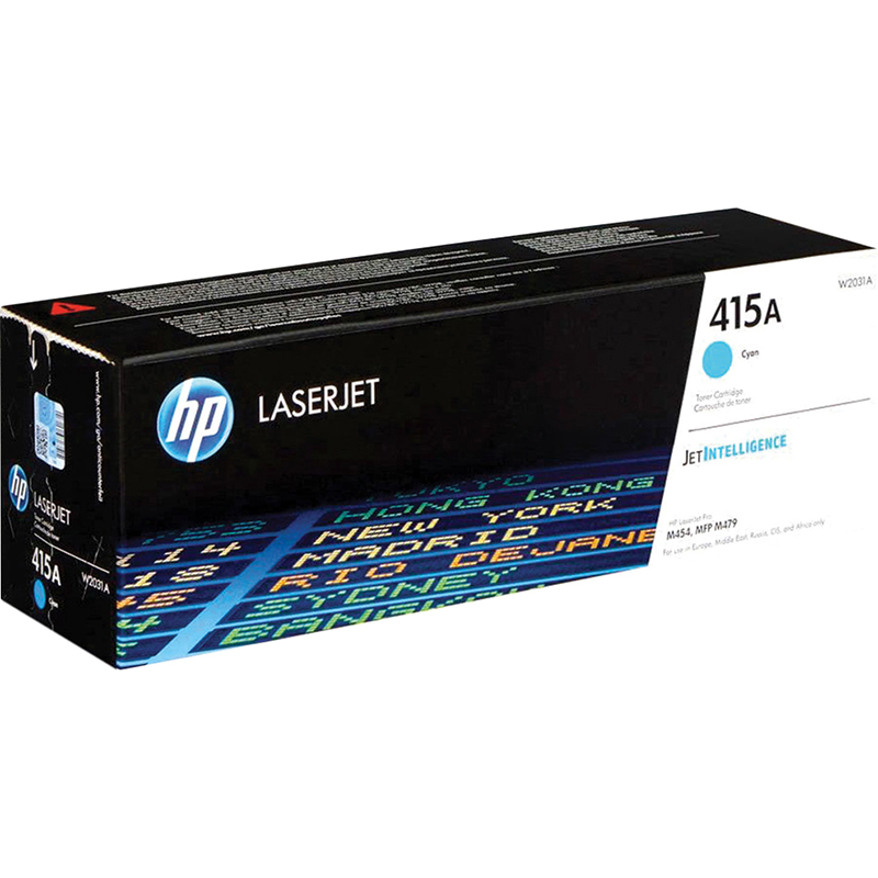 HP 415A Cyan Original LaserJet Toner Cartridge (W2031A)