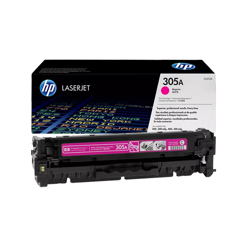 HP 305A Magenta Original LaserJet Toner Cartridge (CE413A)