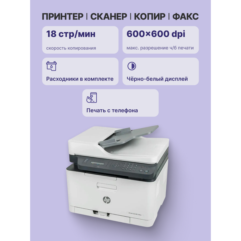 HP Color Laser MFP 179fnw 4ZB97A